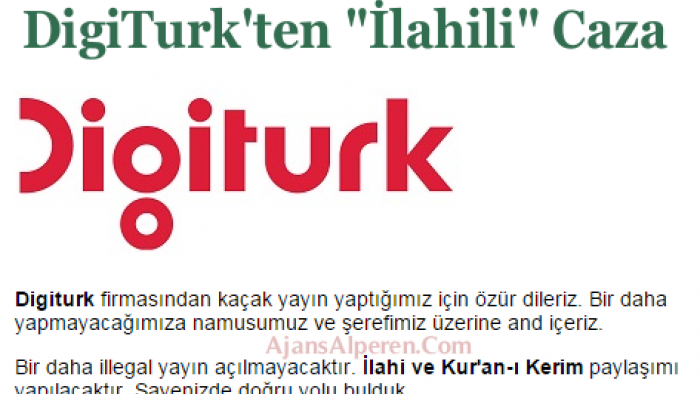 DigiTurk'ten "İlahili" Ceza