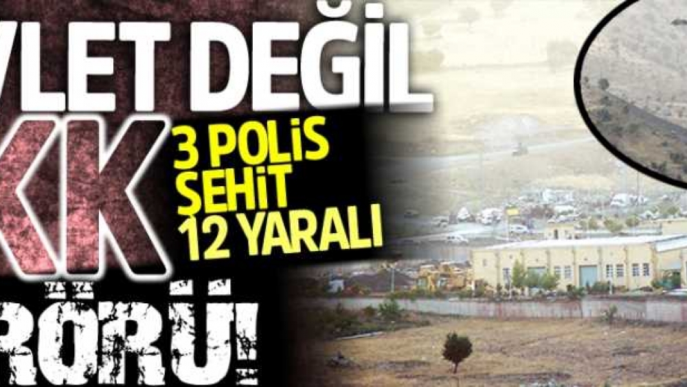 Teröristler 3 Polisi Şehit Etti