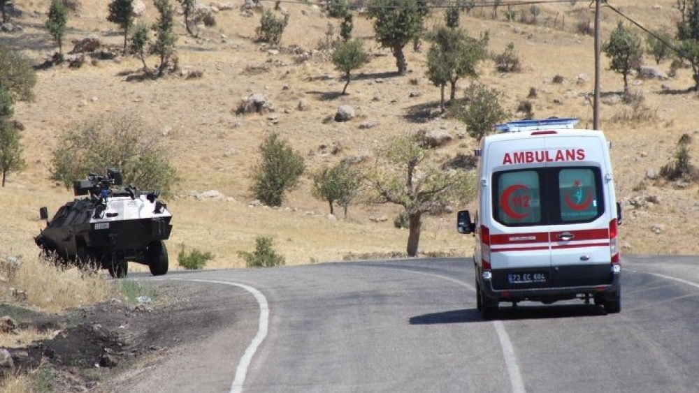 Askeri araca PKK'dan mayınlı tuzak