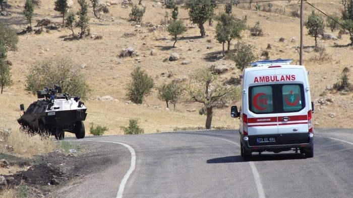 Askeri araca PKK'dan mayınlı tuzak