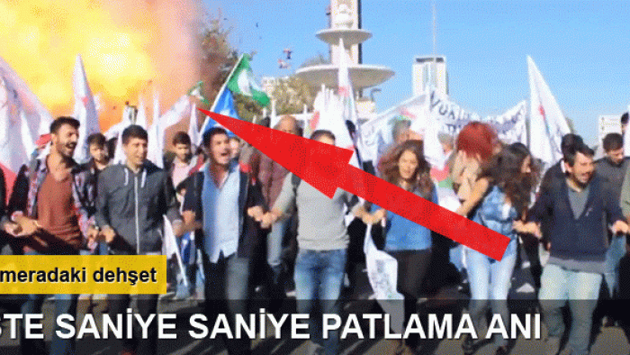 Ankara'daki Patlama Anı