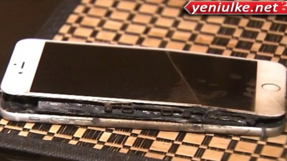 İphone 6 cebinde yandı!