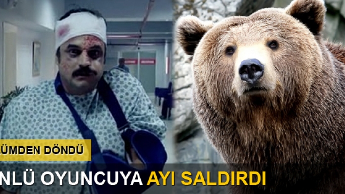 Ufuk Özkan'a ayı saldırdı