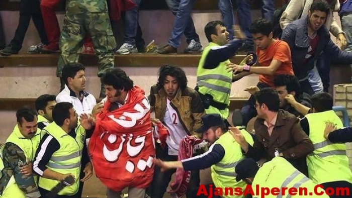 İran'da Voleybol Maçında Kanlı Kavga - FOTOLAR