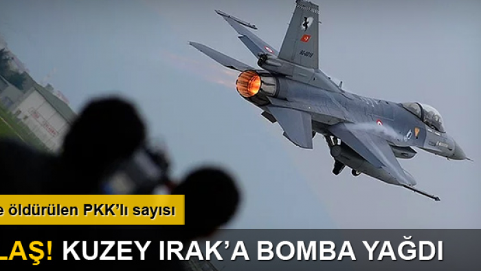 Yeniden Kuzey Irak'a Hava Operasyonu Yapıldı : En Az 60 Ölü