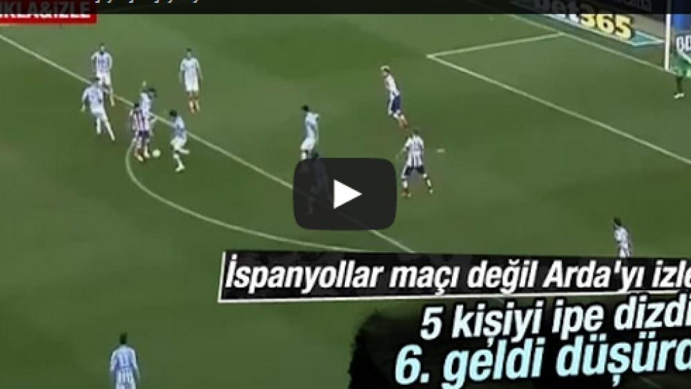 Arda 5 Futbolcuyu 5 Saniyede Geçti - VİDEO