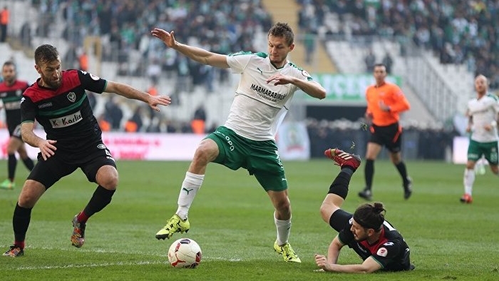 Bursaspor'u 2-1 yenen Amedspor kupada çeyrek finalde