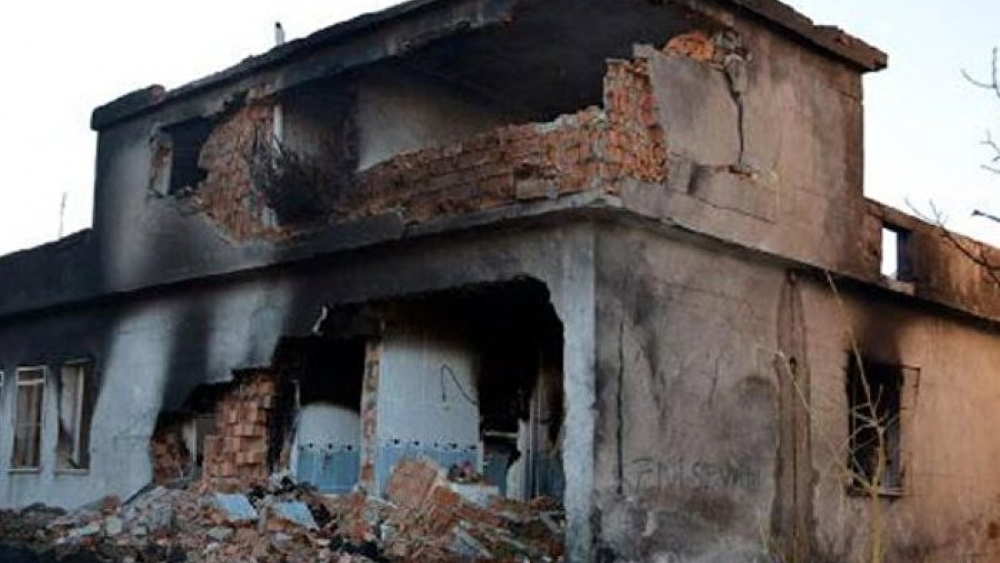 Bomba yüklü araç böyle imha edildi